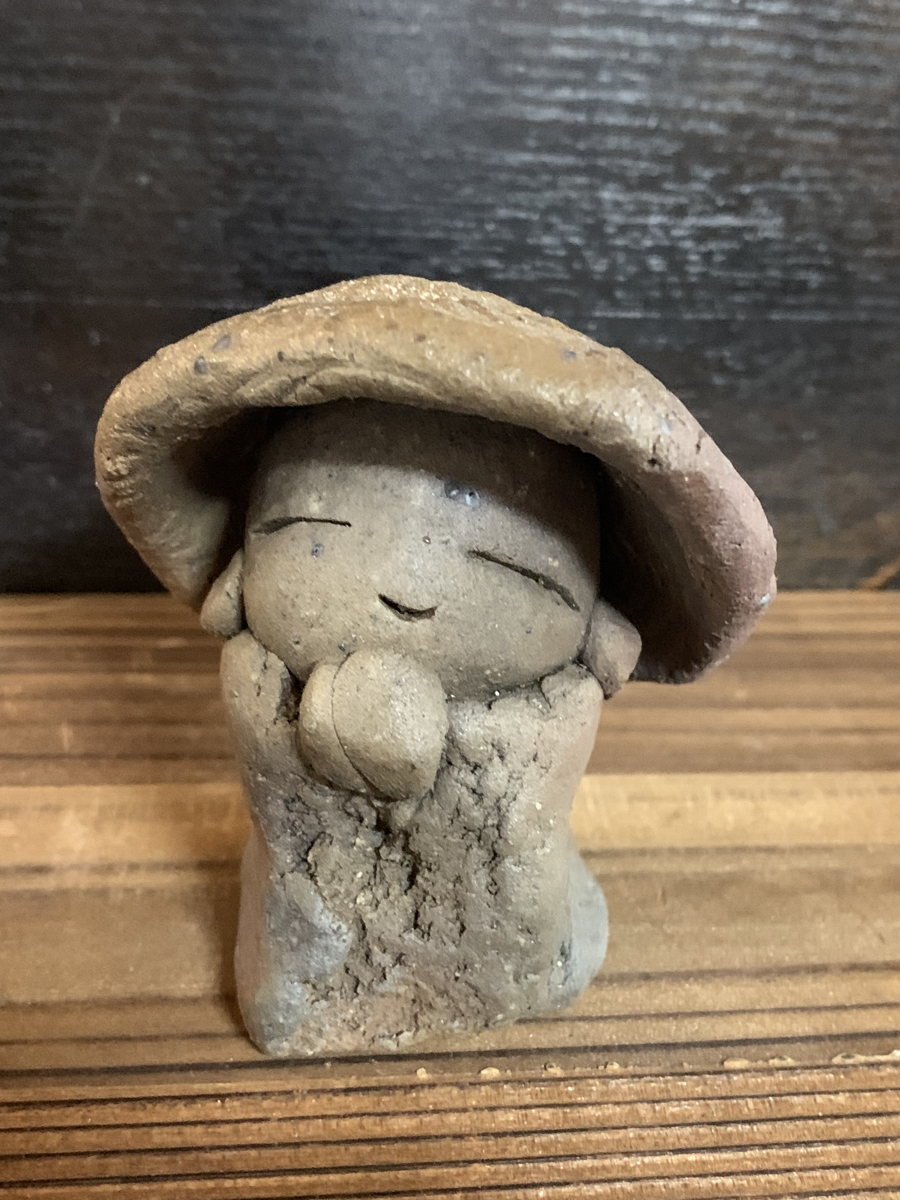 美濃焼　お地蔵さん　笠地蔵