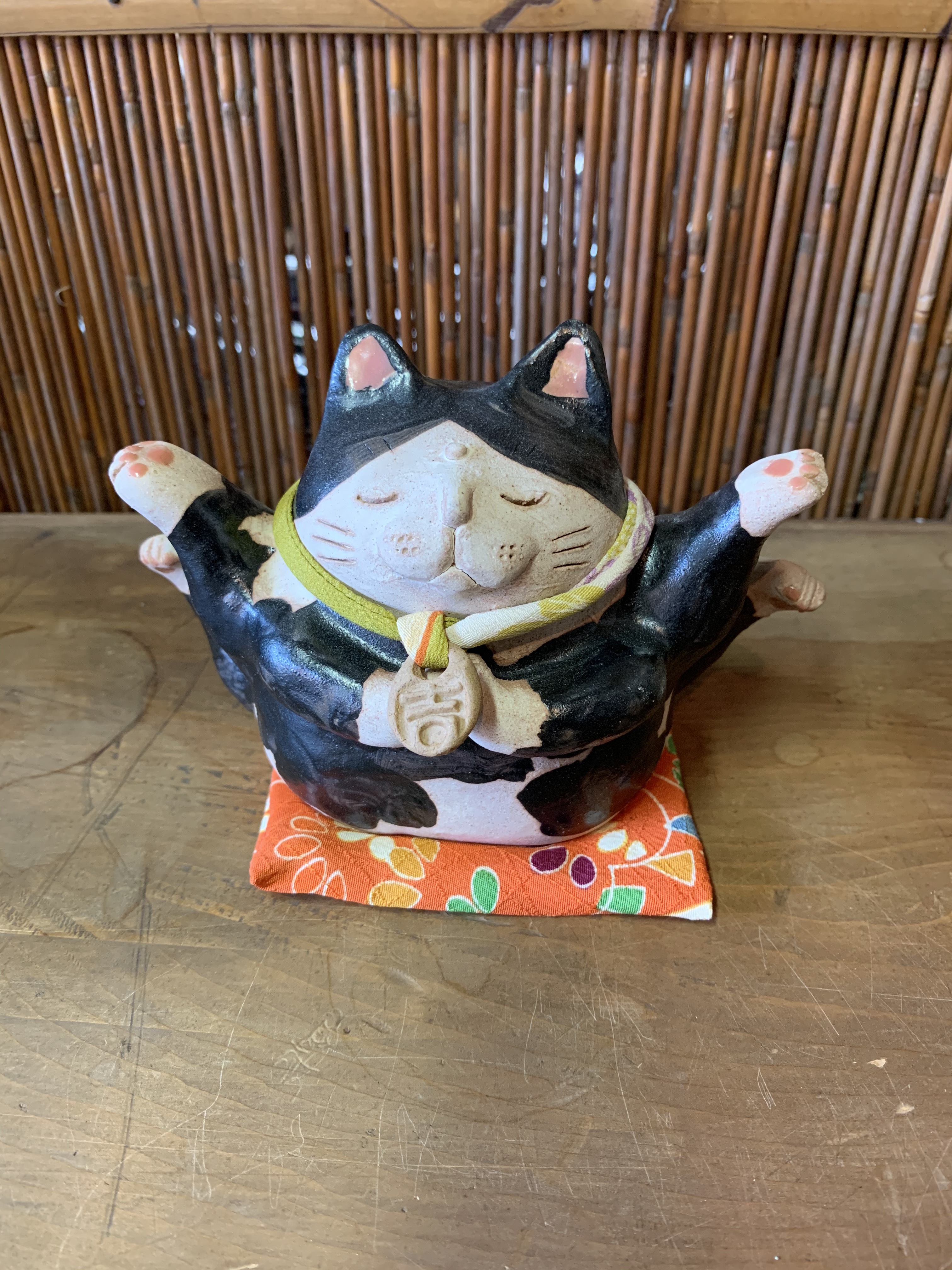 お祈り猫　小【送料込み】