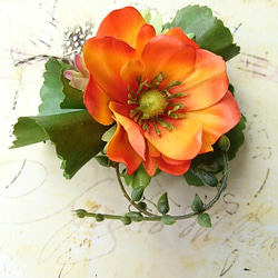 コサージュ [orange anemone コサージュ] 3枚目の画像