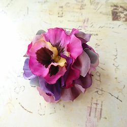 コサージュ ［ pansy frill corsage ］ 1枚目の画像