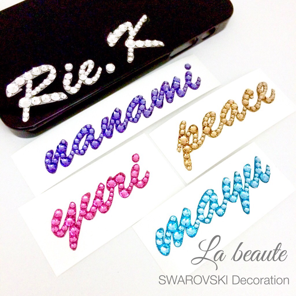 スワロフスキー Swarovski スマートフォンステッカーポケット　シルバー スワロフスキー Swarovski スマートフォンステッカーポケット