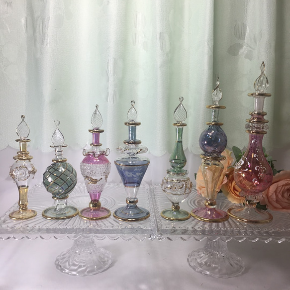 未使用品　エジプト　香水瓶　7個　セット エジプト 香水瓶 セレクト7本セット その他インテリア雑貨 rie