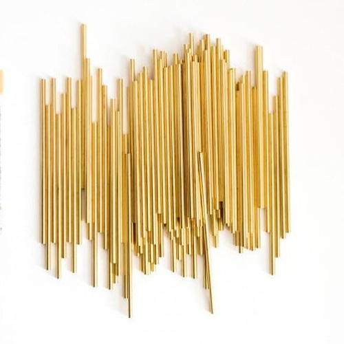 浮遊する立体モビール「真鍮製のヒンメリ ダイヤモンド」北欧