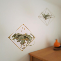 真鍮製のつりさげモビール＜星形正八面体＞ モビール brass_himmeli