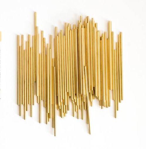 カフェ風インテリア　真鍮製モビール（エアプランツホルダー）3個セット