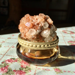 パンプキン台座付き！引き寄せ力UP♡ころっとアラゴナイト原石 その他