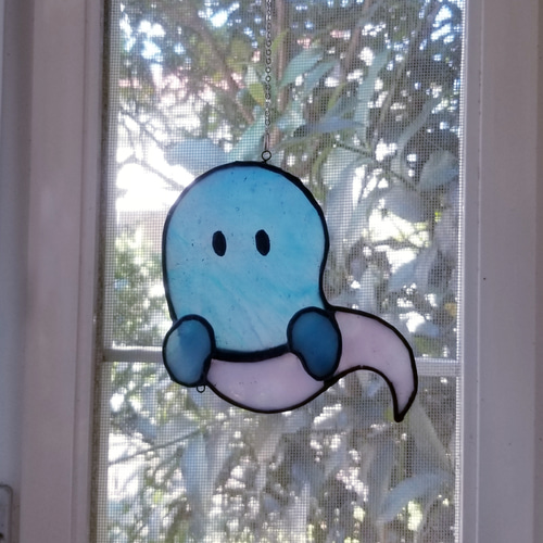 ステンドグラス ハロウィンモチーフのモビール(バラ売りも可です