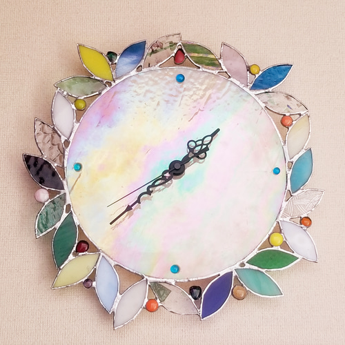 ステンドグラス製　アートガラスリーフの　ウォールクロック 完全未使用】 【完全正規品】 LV トレイナー・ライン スニーカー