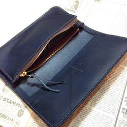 LONG WALLET NAVY 3枚目の画像