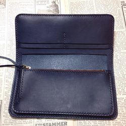 LONG WALLET NAVY 4枚目の画像