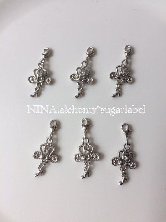 エンジェルR様♡天然石チャーム　ballerina チャーム ♡ シンデレラ チャーム NINA. 通販 3831896｜Creema
