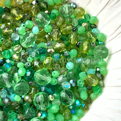 チェコ　ファイアポリッシュアソートパック　♡　グリーン系 1枚目の画像