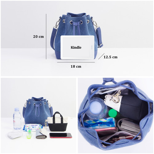 【モカ 】鳳凰（白）Lサコッシュ　和柄　大迫力　ハンドメイド　デニムベルト fit=scale-down,w=1200