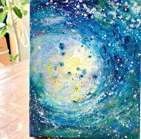 その向こうの光 ヒーリングアート 癒しの絵画 アクリル画