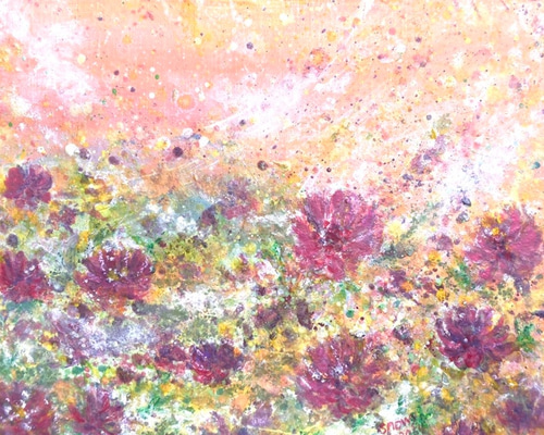 癒し絵画３点 楽天市場】絵画 癒し 幸せアート「心の森が 輝く時間」□ミニ