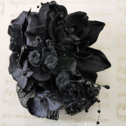 【限定】Black flowers 3枚目の画像