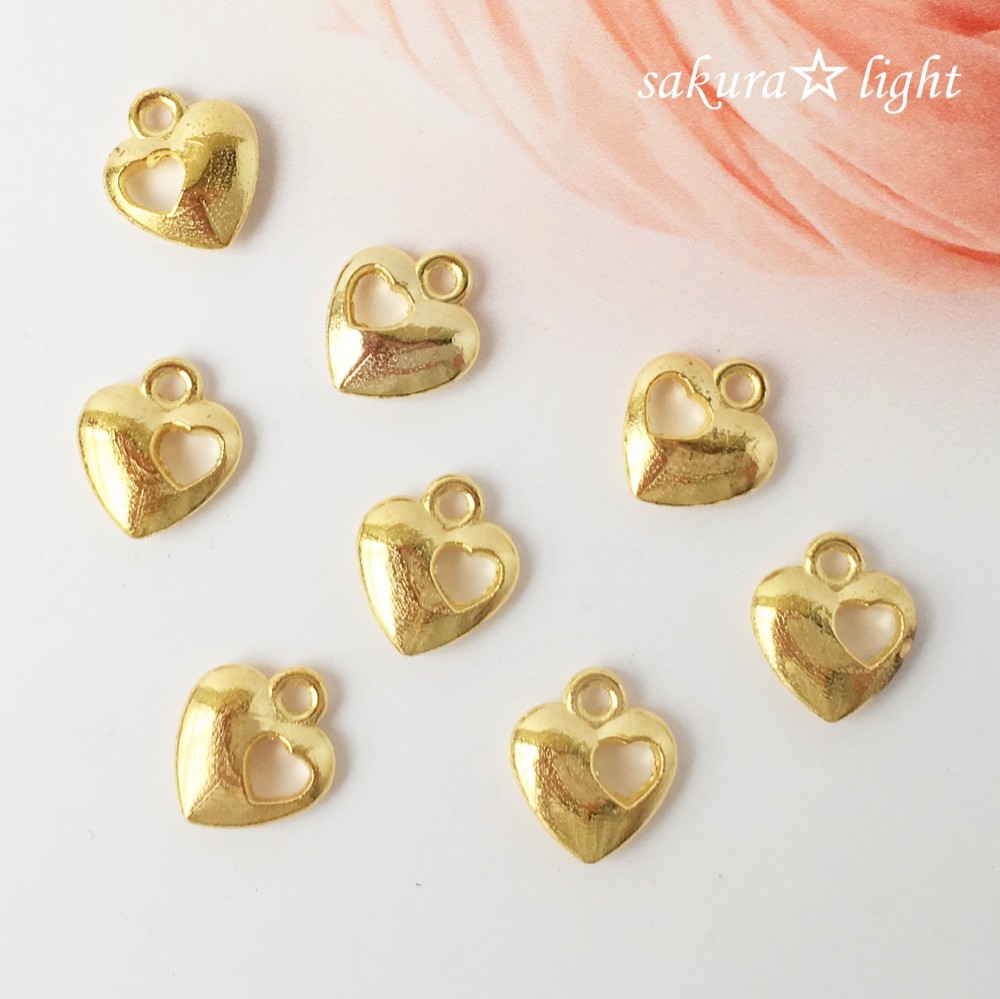 K18ぷっくりハートゴールドチャーム　569K2508 cui-cui / キュイキュイ / ジュエリー＆アクセサリー / ゴールド
