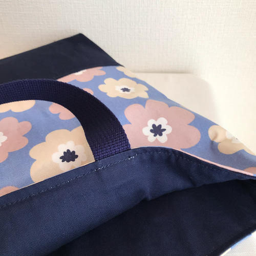 入園2点セット｜レッスンバッグ・上履き袋｜くすみカラーお花柄