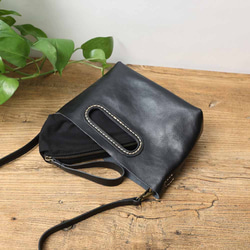 Leather Cross-body pouch 手提側背包 / 斜背包 / 手提【免費客製】 第9張的照片