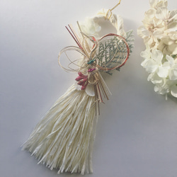 new year's decoration(white.tassel3) 4枚目の画像