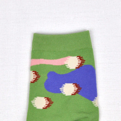 調色盤 3:4 /綠/ 襪子 第3張的照片
