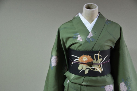 作家物落款 着物 トールサイズ“自然体でリアルな花を活けて”訪問着