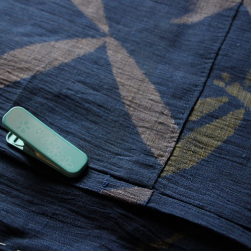 トンボ柄の小千谷縮 斜線にトンボ柄の小千谷縮 65,000円(税込)着物25-08-08ご売約済