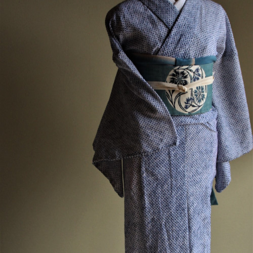 ◇有松鳴海絞り浴衣◇【紺】手仕事の名品!大人のノーブルな ◇有松鳴海絞り浴衣◇【紺】手仕事の名品!大人のノーブルな
