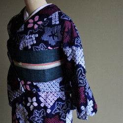 ニコちゃん✺美品 有松鳴海絞り 桜 綿 高級浴衣 着物 A3115 ニコちゃん✺美品 有松鳴海絞り 桜 綿 高級浴衣 着物 A3115 楽天