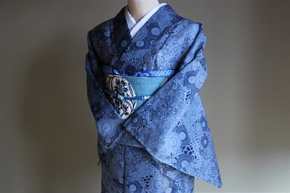 ◇夏着物◇夏の究極の贅沢品 絹紅梅 単衣洗濯可 小さな花々の手