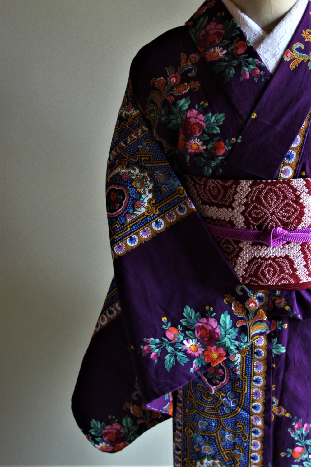 ゆかぴょん 高級付け下げ 紫系 紋なし ゆかぴょん様専用 高級付け下げ