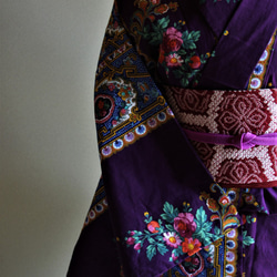 ミニチュア着物　紫地姫柄　ゆらっちページ ミニチュア着物 紫地姫柄 ゆらっちページ ミニチュア着物 紫地姫柄