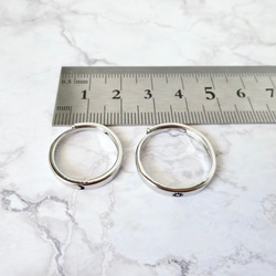 セット商品！月と太陽のシルバーリング2本セット（フリーサイズ）メンズ　ペアリング　指輪　　シンプル　シルバー　ペア　星座 11枚目の画像