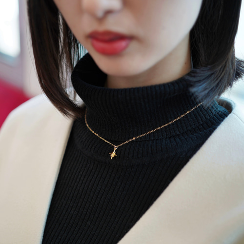 一番星のシルバー925ネックレス シルバー 金属アレルギー対応