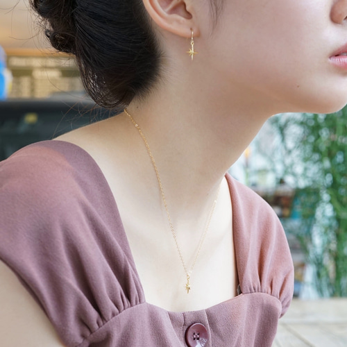 おしゃれ♪silver925 紫金石 シルバーネックレス&ピアス/ss9304 SILVER925 ネックレス 天然石 pe044