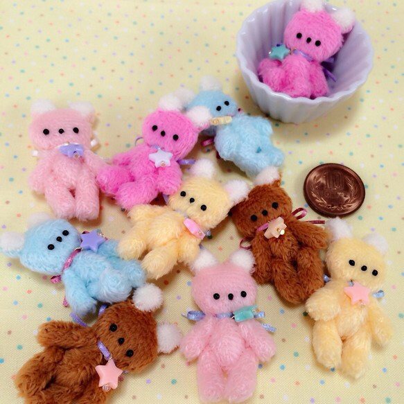 misen2014さま】mini ornament ❀ 甘えん坊の クマちゃん