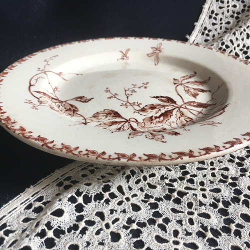 フランスアンティーク GIEN ジアン窯 コンポティエ