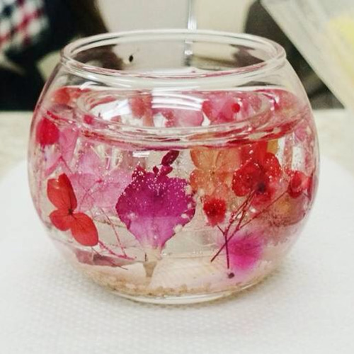 pinkボタニカルキャンドルホルダーset Ⅱ ㊲pinkボタニカルキャンドル