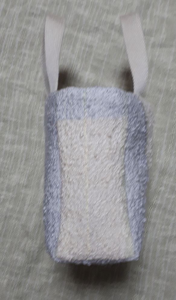手織り布のトートバッグミニ 4枚目の画像