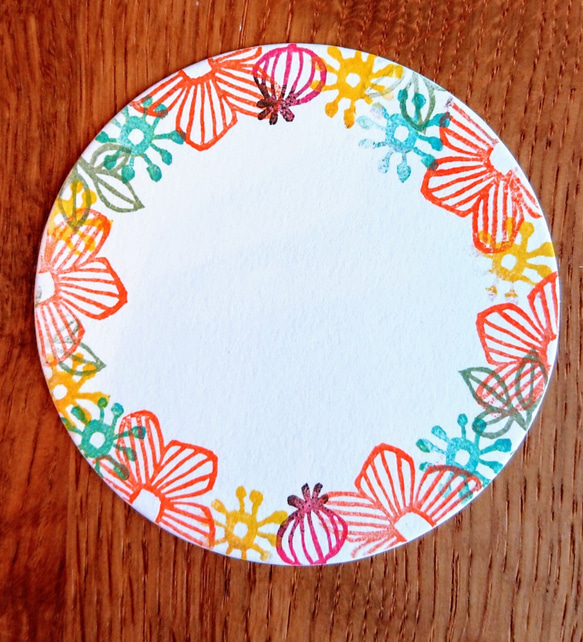 北欧風お花はんこ【重ねおし4点セット】 5枚目の画像