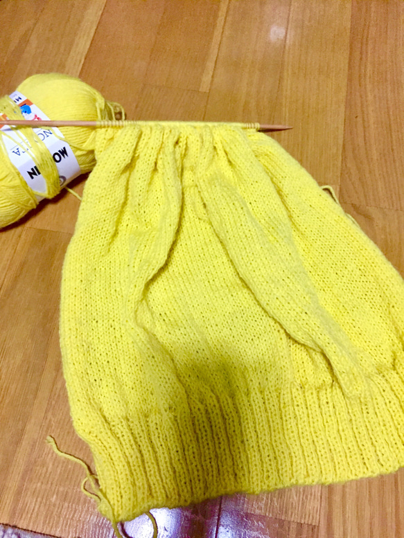 moomin毛糸で作ったセーター 3枚目の画像