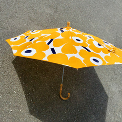 マリメッコ生地使用 日傘 2枚目の画像