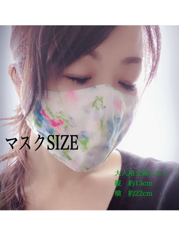 着画＊大人用立体マスク SIZE確認用 その他ファッション lotta2818 
