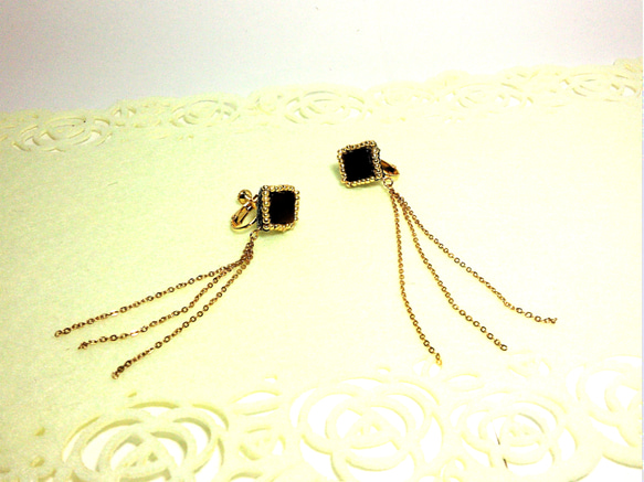 ＊ゴールドで飾られたスクエア鼈甲＊ 2枚目の画像