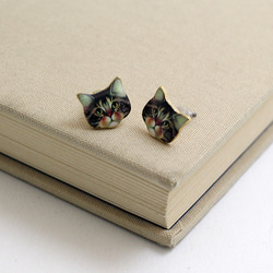 貓貓耳環，成人可愛，，貓，貓，貓耳環 第1張的照片