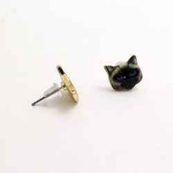 藍眼貓耳環，成人可愛，貓，藍眼貓 第4張的照片