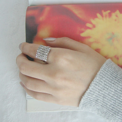 squre-ring，glitter，wedding，party，wedding，square ring 第1張的照片