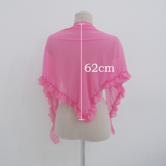 褶邊圍巾，泳裝，泳裝，褶邊圍巾，粉紅色，粉紅色 第6張的照片