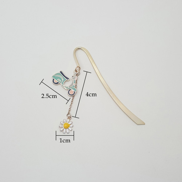 [Creema 獨家] Scooter 和 Hanami 書籤 第6張的照片