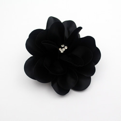 [Creema限定] Big-flower-wedding-corsage , white/black/red 3枚目の画像